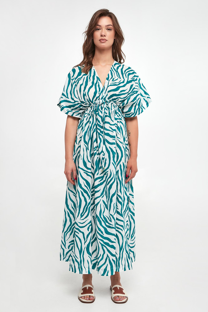 Sukienka we wzory Dorotea MAX MARA BEACHWEAR