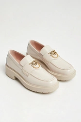 Mokasyny damskie skórzane PINKO