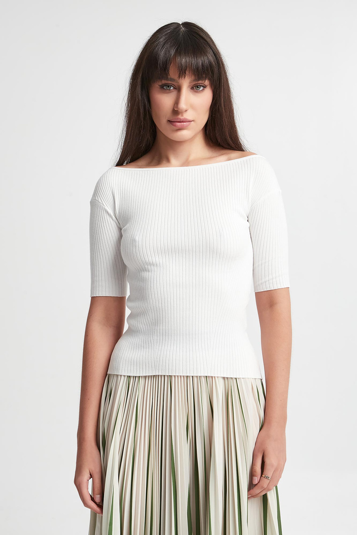 Sweter damski z krótkim rękawem Soraia WEEKEND MAX MARA