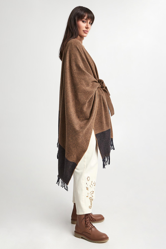 Ponczo damskie wełniane Deodara MAX MARA LEISURE