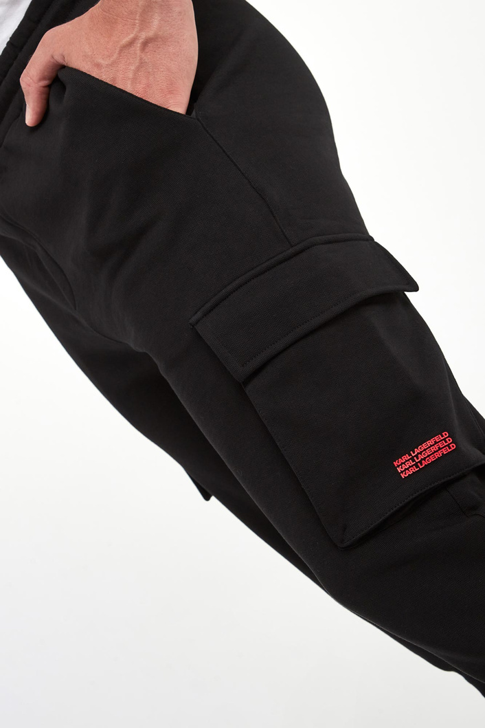 Spodnie dresowe męskie cargo KARL LAGERFELD