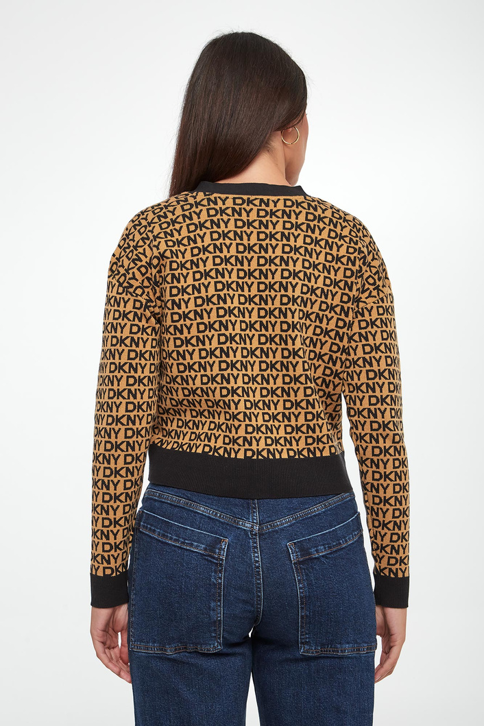 Kardigan damski logowany DKNY