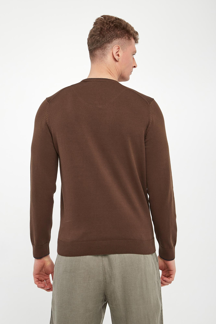 Sweter męski z logo AERONAUTICA MILITARE