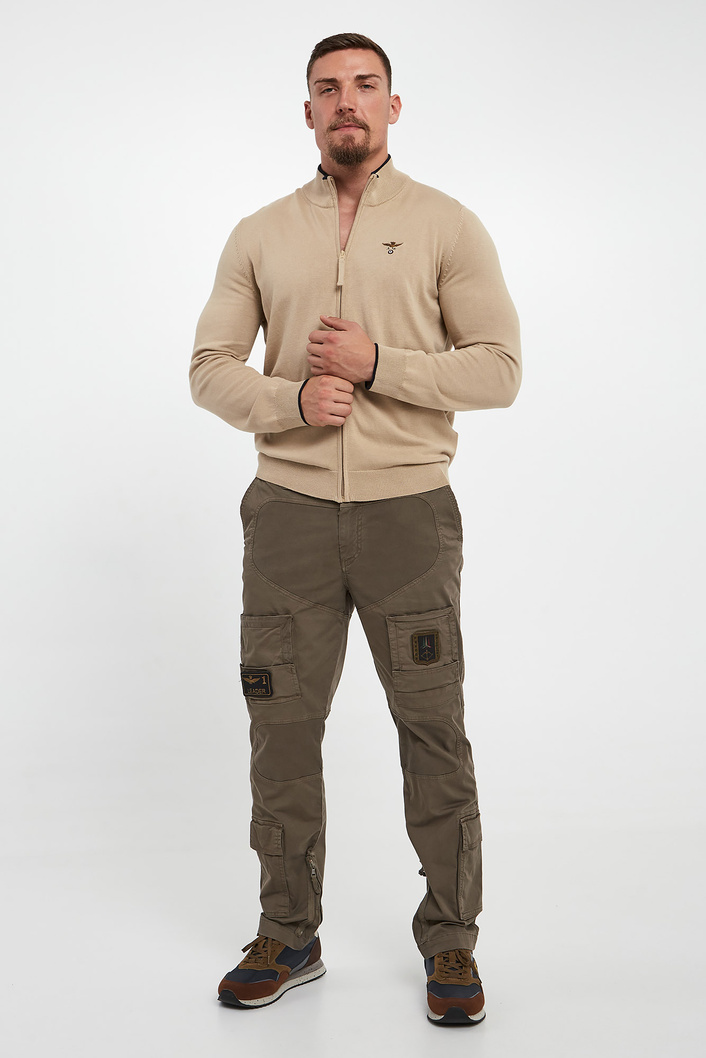 Sweter męski rozpinany AERONAUTICA MILITARE