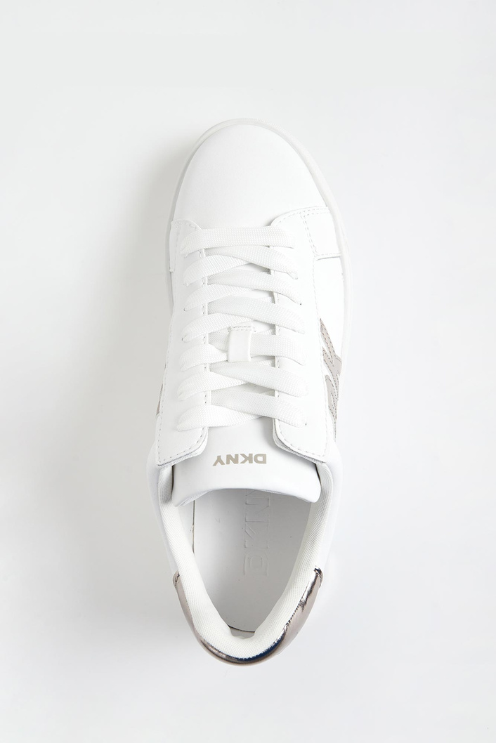 Sneakersy damskie skórzane DKNY