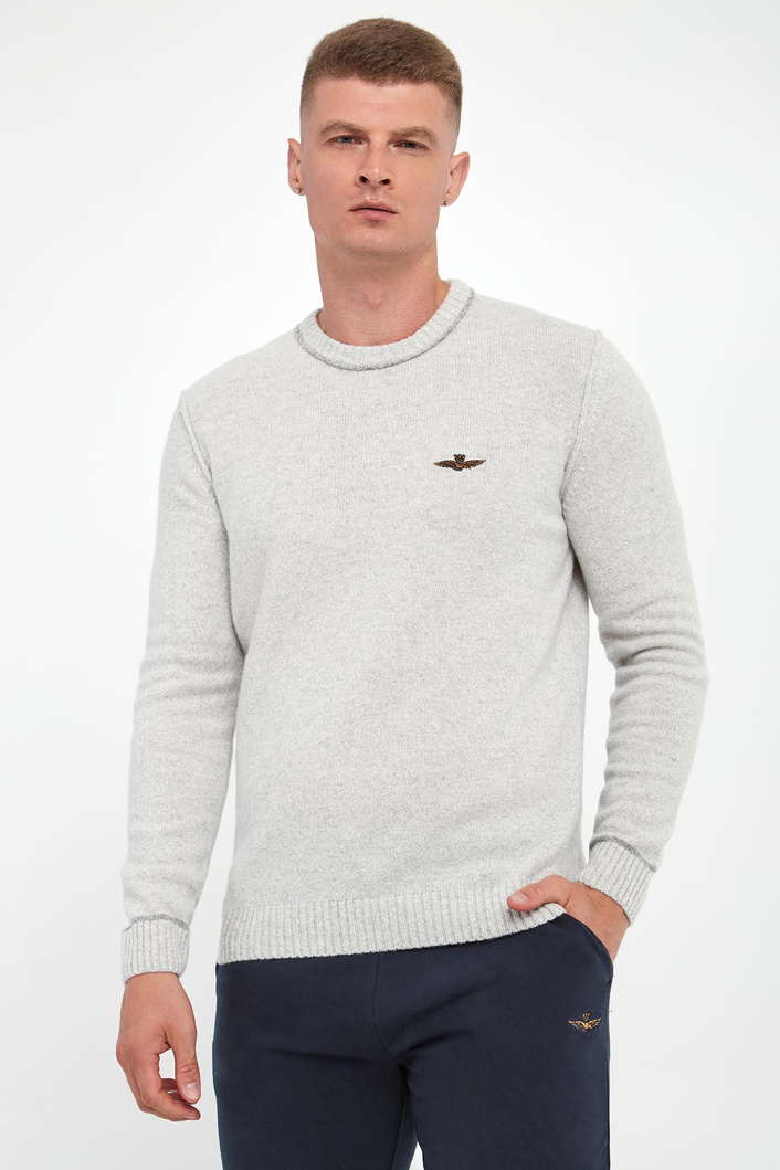 Sweter męski wełniany AERONAUTICA MILITARE