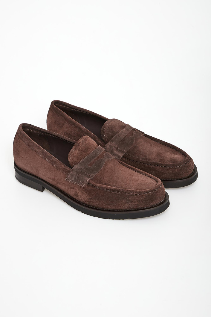 Mokasyny męskie zamszowe BALDININI