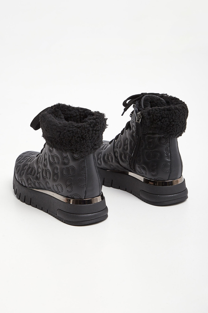 Sneakersy skórzane CESARE CASADEI