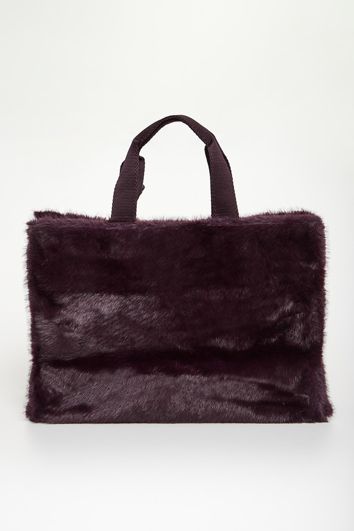 Torebka damska futrzany shopper LIU JO