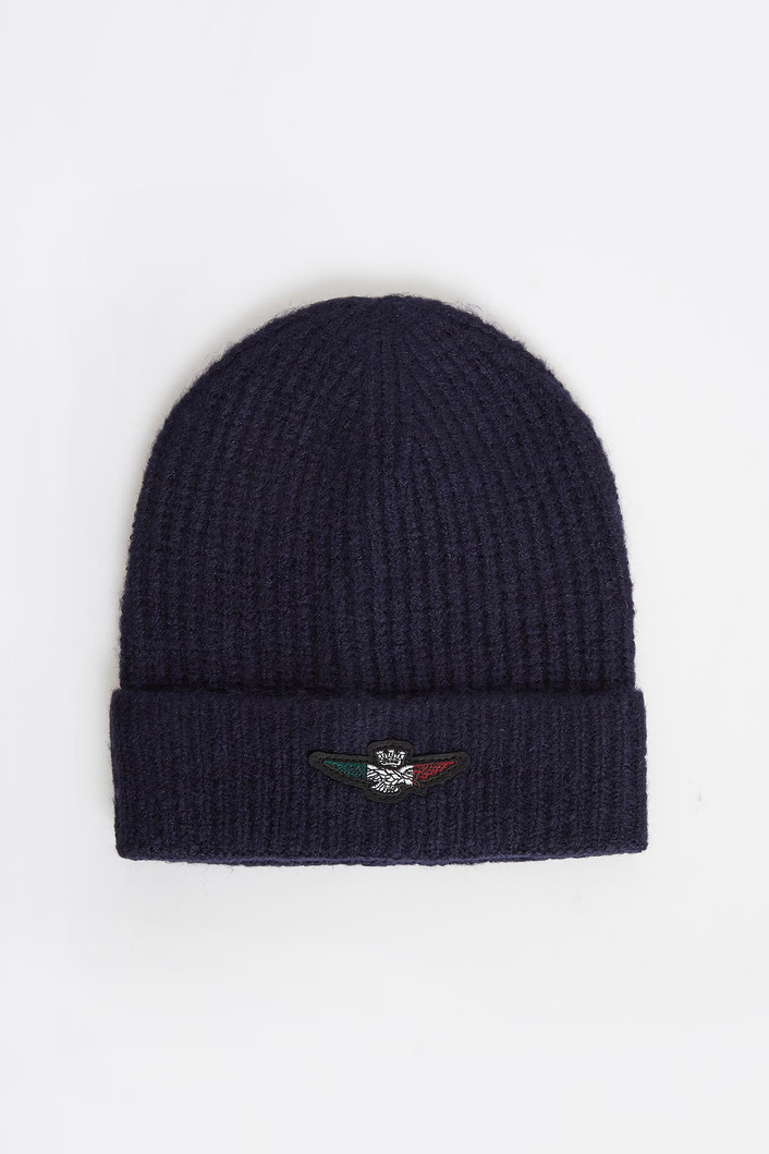 Czapka męska z logo AERONAUTICA MILITARE