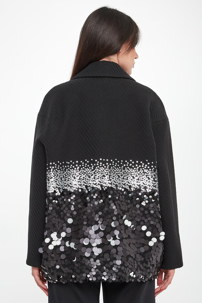 Płaszcz damski z cekinami SPORTALM