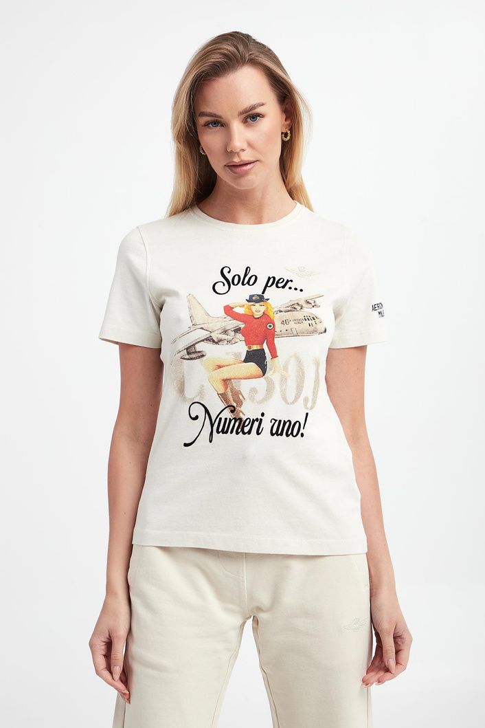 T-shirt damski AERONAUTICA MILITARE