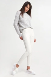 Spodnie damskie z ekoskóry Zefir MAX MARA LEISURE