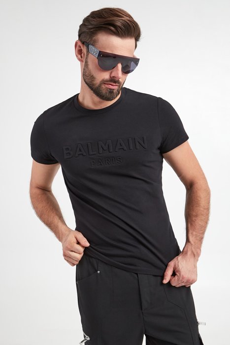 T-shirt męski z logo BALMAIN