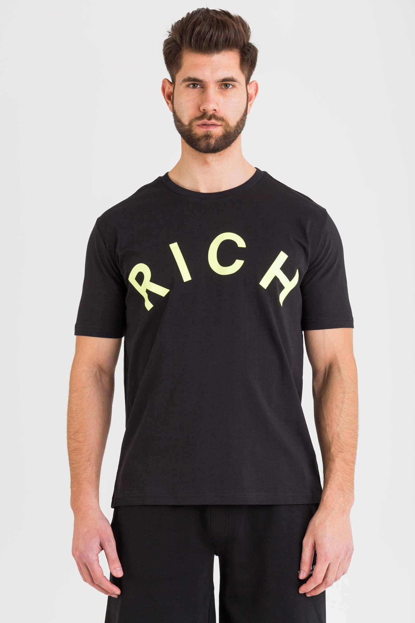 John Richmond T-Shirt With Graphics And Logo In White – SA