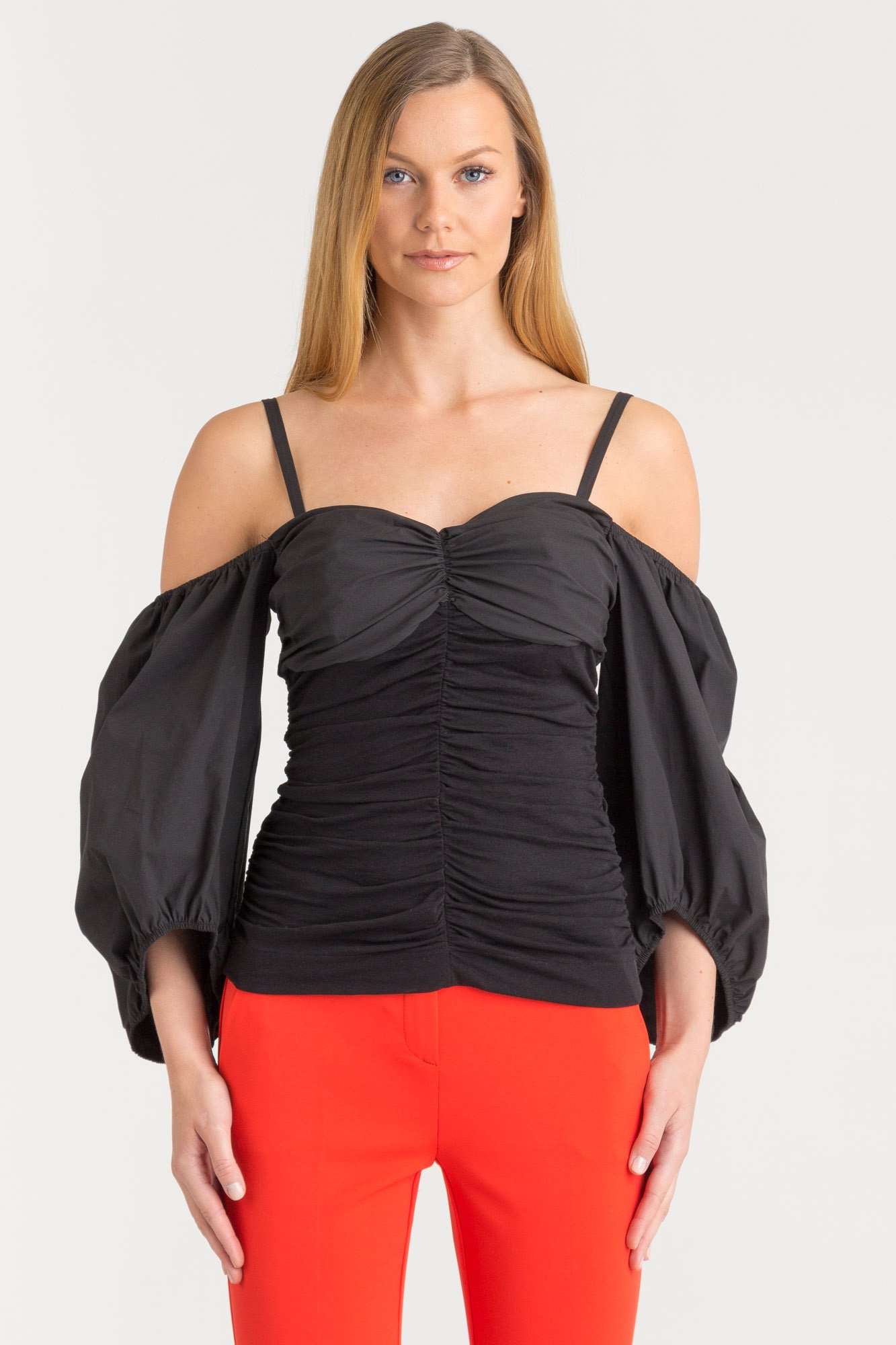 pinko off shoulder top