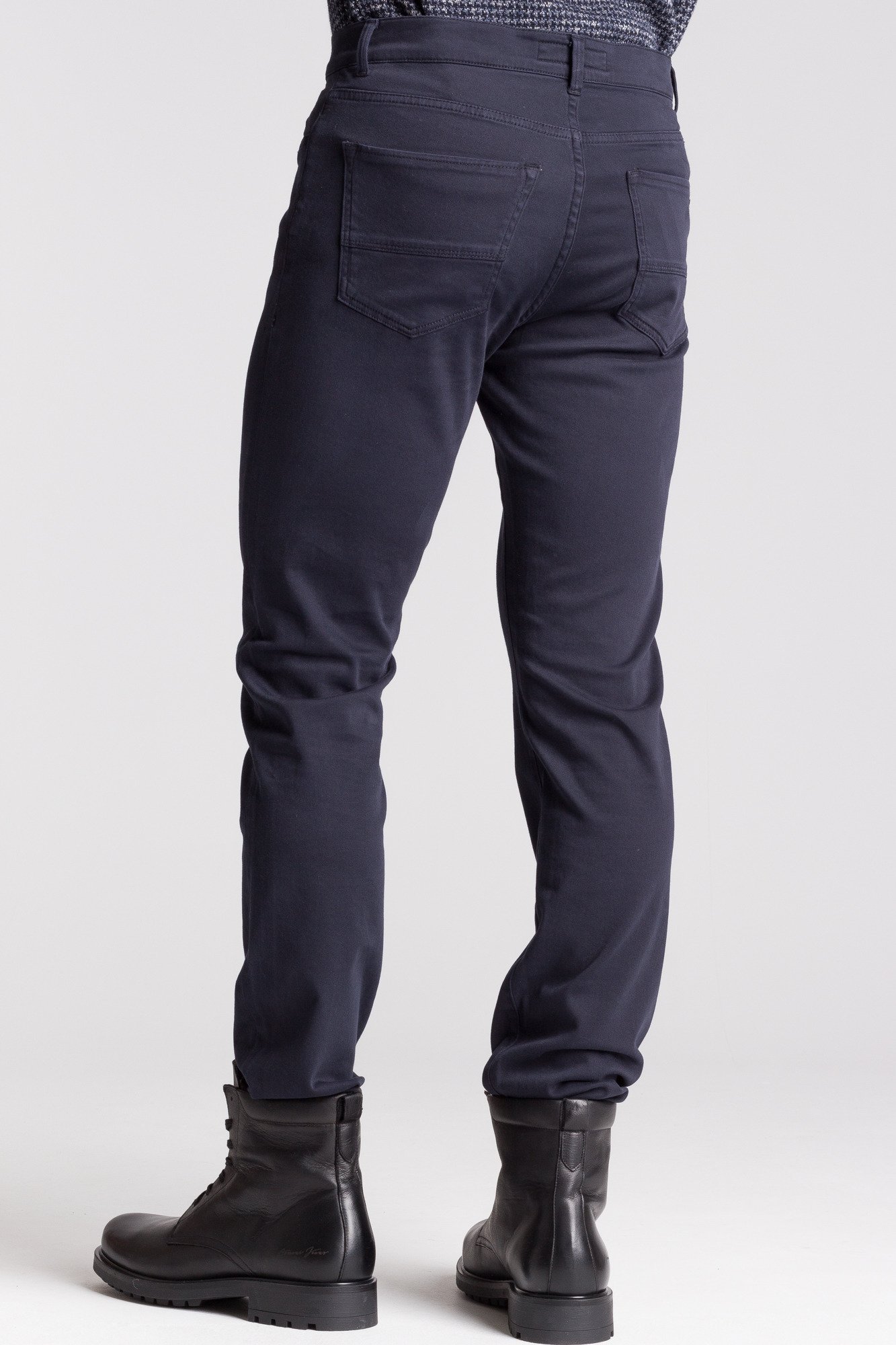 Granatowe jeansy męskie Regular fit | Marki Premium w sklepie Velpa.pl