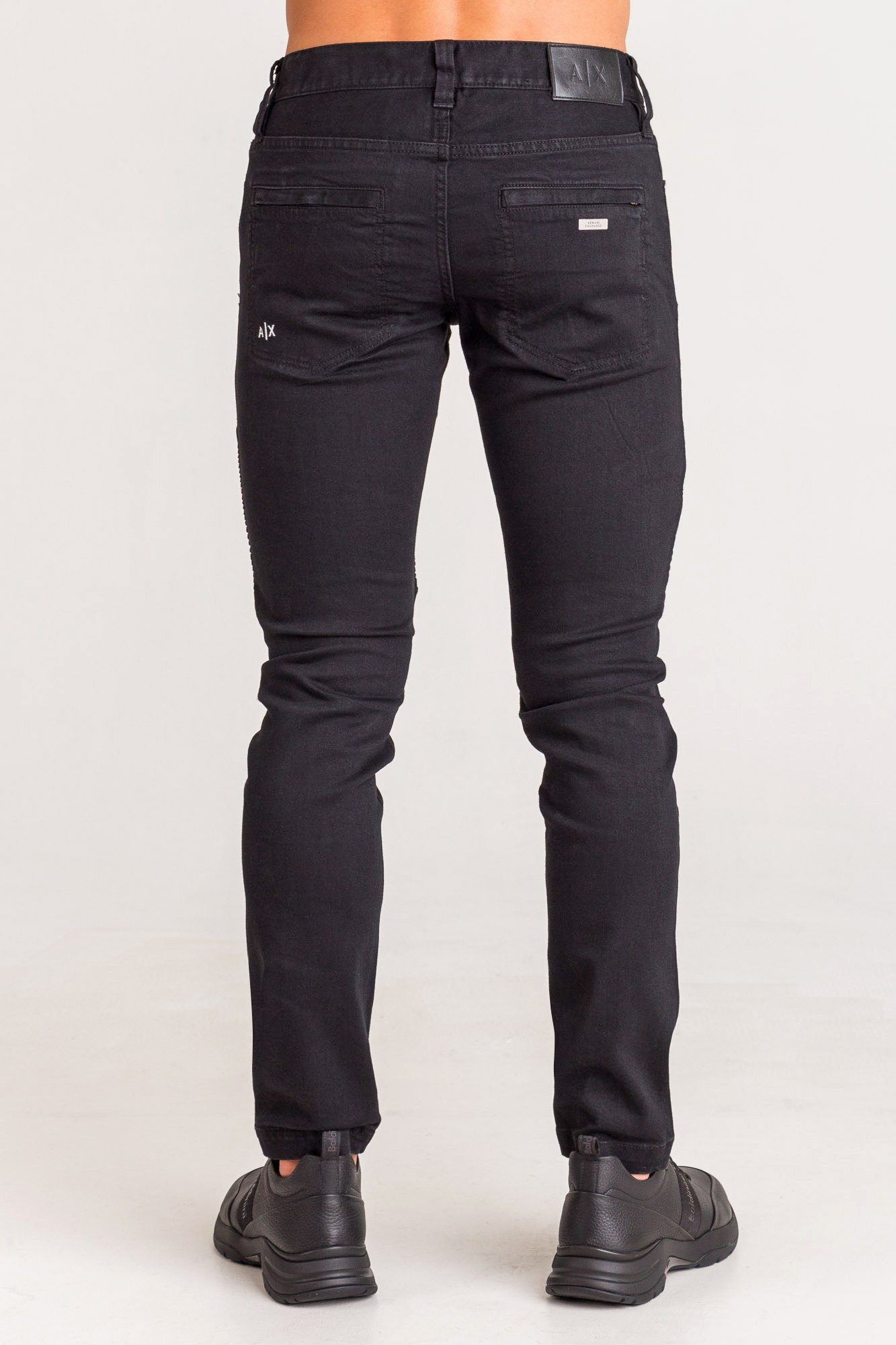 JEANSY SKINNY BIKER Armani Exchange Marki Premium w sklepie Velpa.pl