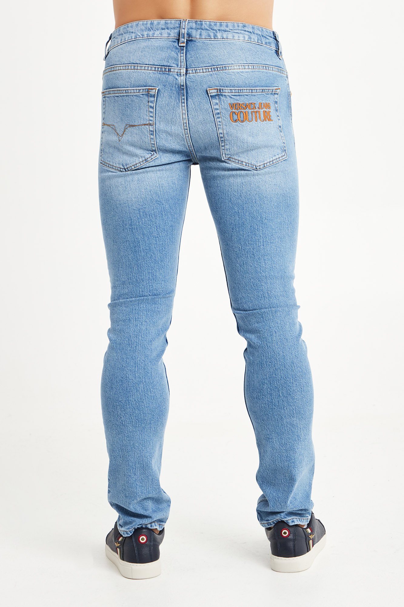 JEANSY VERSACE JEANS COUTURE Niebieski Regular A2GZA0S460564/904