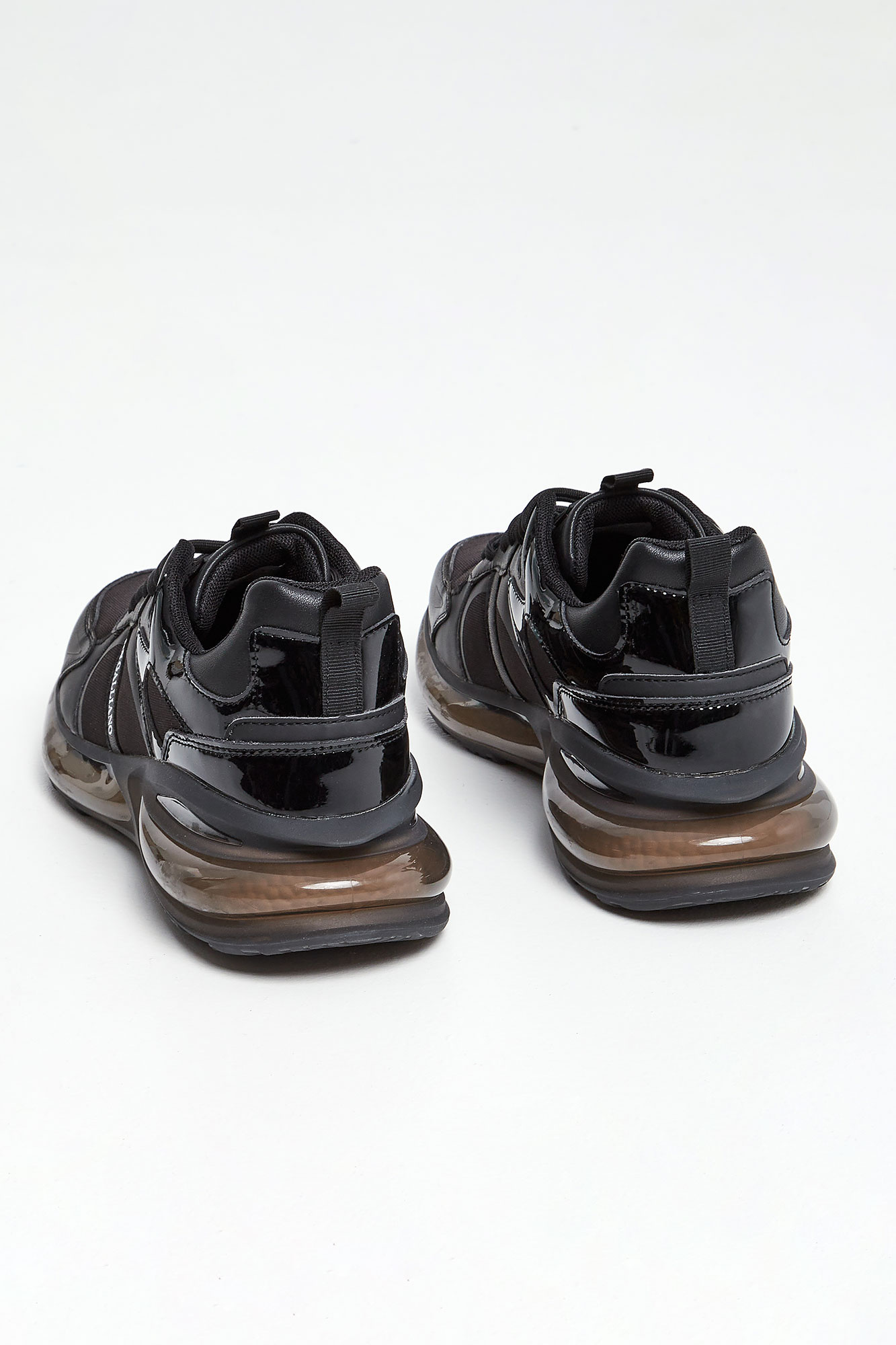 Baskets John Galliano Gazette En Cuir Noir Luxe - Taille 45, Modèle Léger