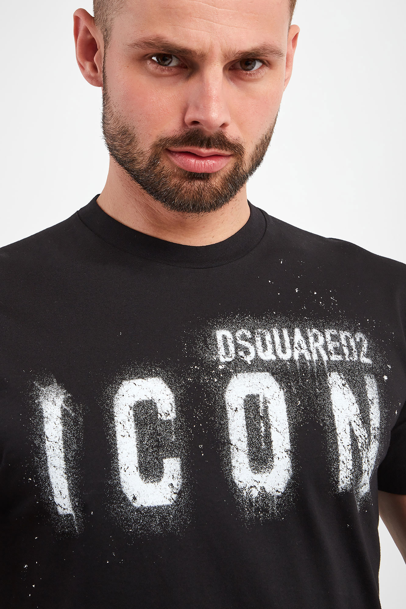 TSHIRT DSQUARED2 Czarny Relaxed S79GC0039/S23009/900 Sklep Velpa.pl