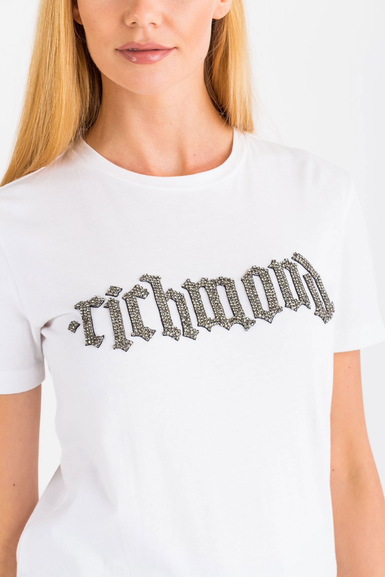 T-shirt John Richmond No Other Planet - Couleur Beige, Neuf Avec étiquettes
