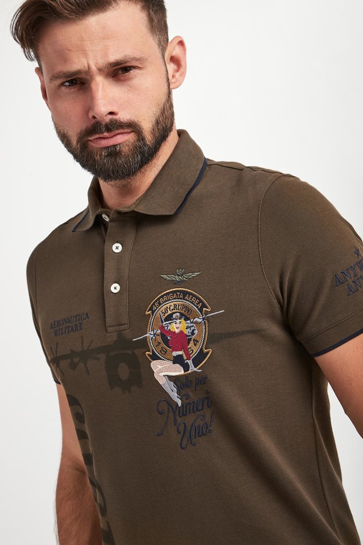 Polo męskie AERONAUTICA MILITARE