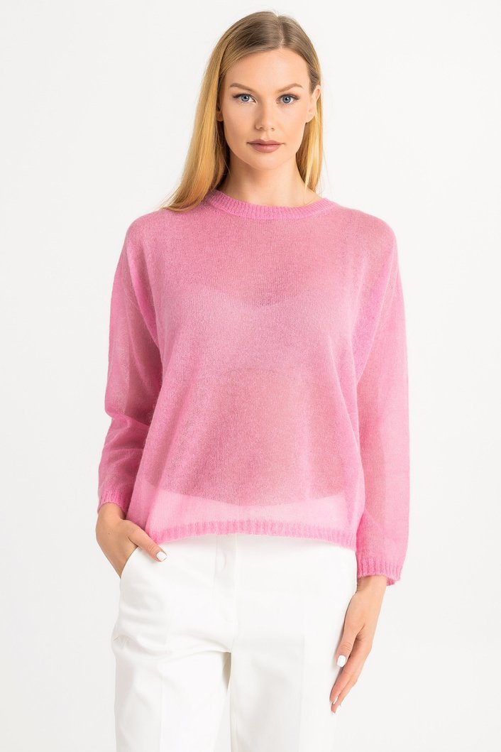 SWETER PONTIDA Weekend Max Mara Różowy Regular 53611307/001 | Sklep ...