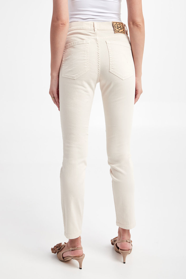 Spodnie Cleofe MARELLA SPORT Beżowy Skinny | Marki Premium w sklepie ...