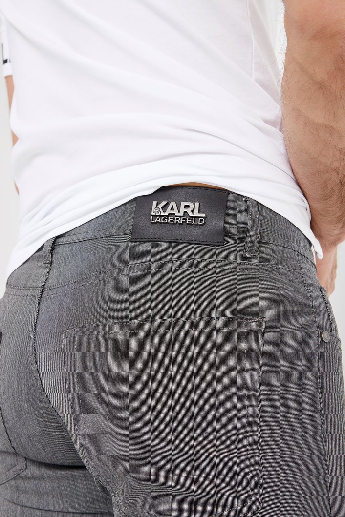 Spodnie tkaninowe KARL LAGERFELD