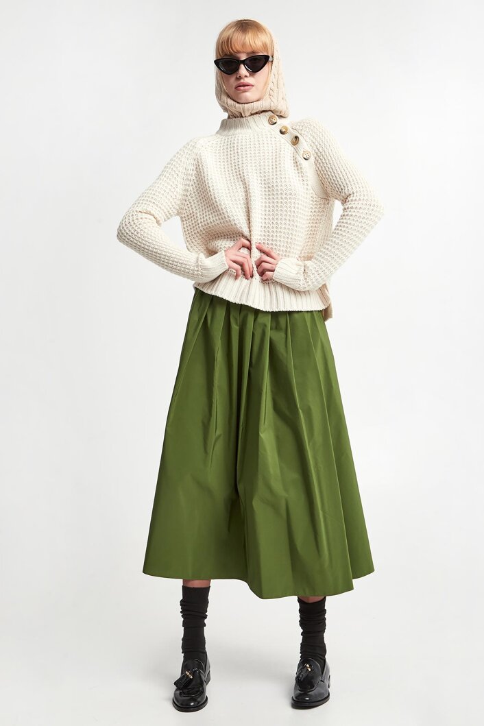 Sweter damski wełniany Green WEEKEND MAX MARA