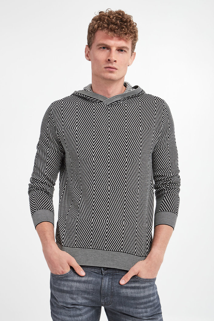 Sweter wełniany EMPORIO ARMANI Czarny Regular 6L1MXP/1MBUZ/F021 | Sklep ...