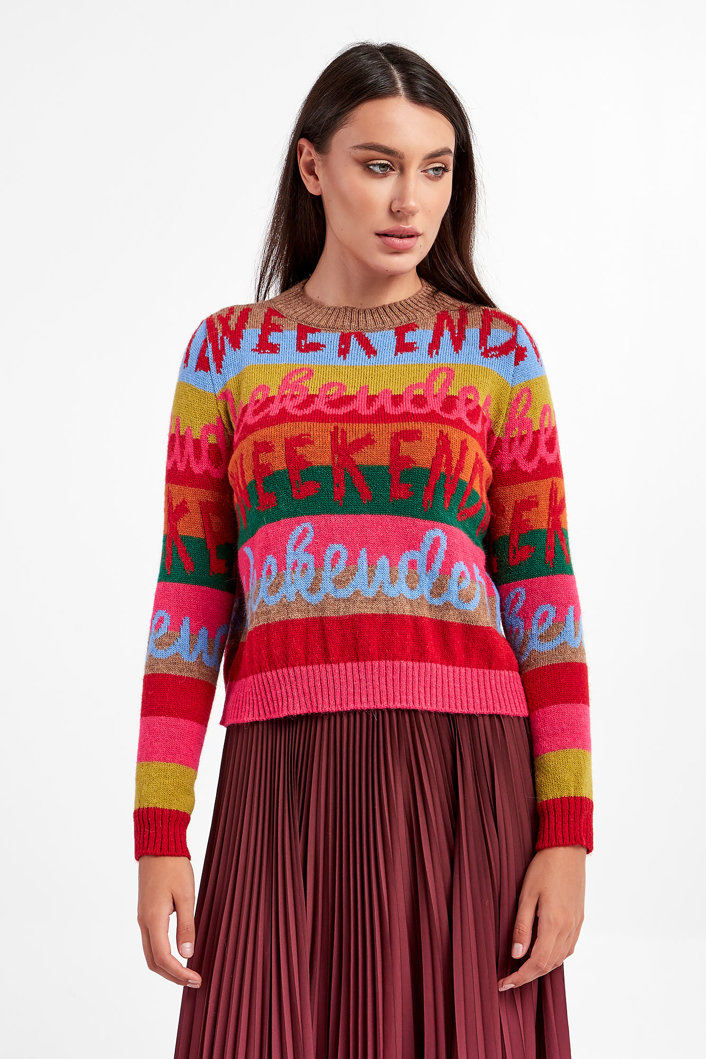 Sweter z wełną alpaka Glenda WEEKEND MAX MARA