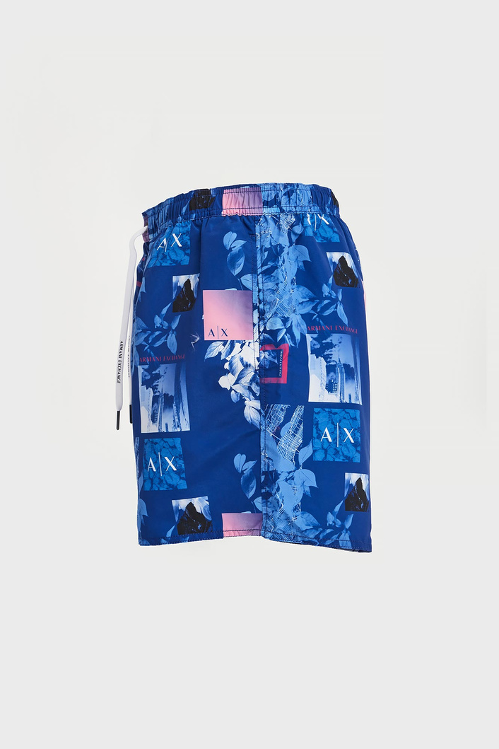 Szorty kąpielowe ARMANI EXCHANGE Niebieski Regular 953001/3R636/20736