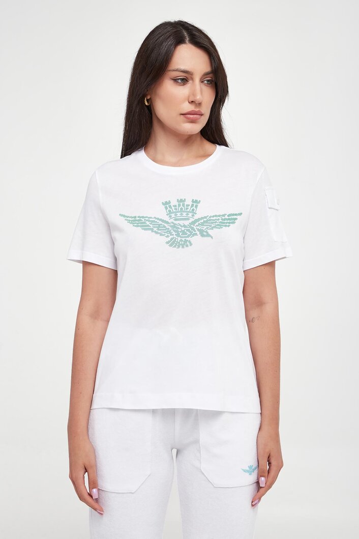 T-shirt damski AERONAUTICA MILITARE