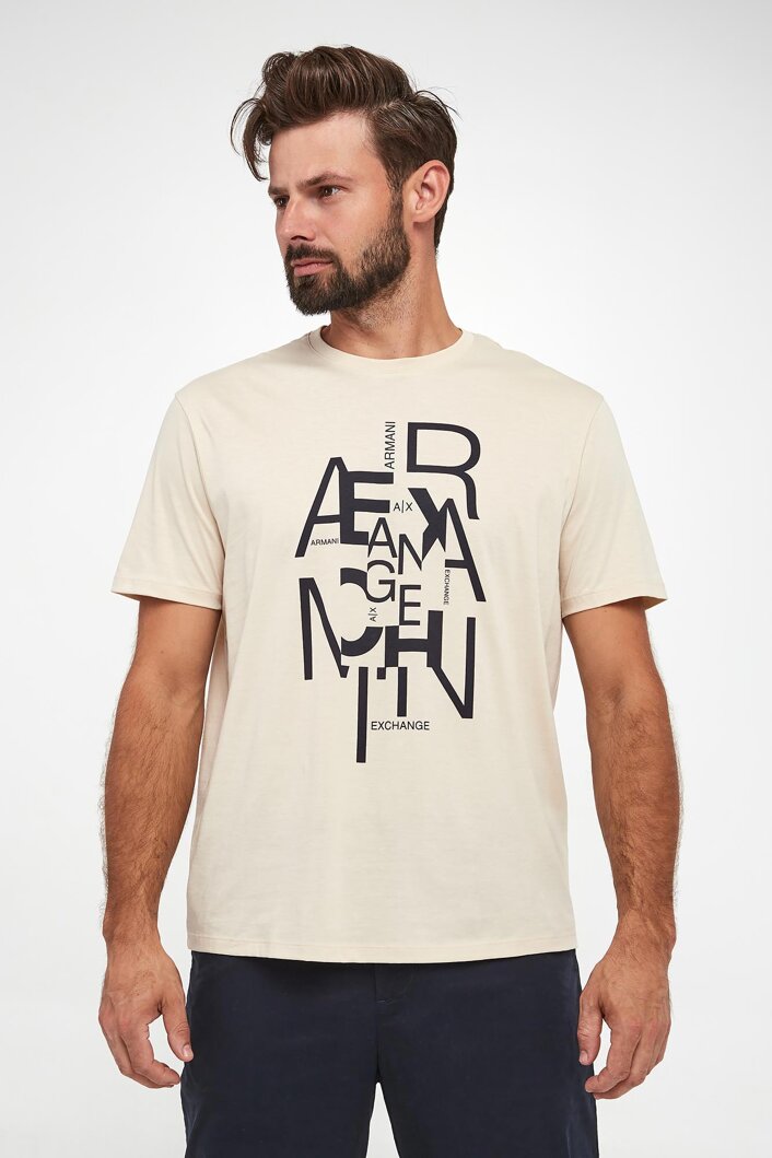 T-shirt męski z logo ARMANI EXCHANGR