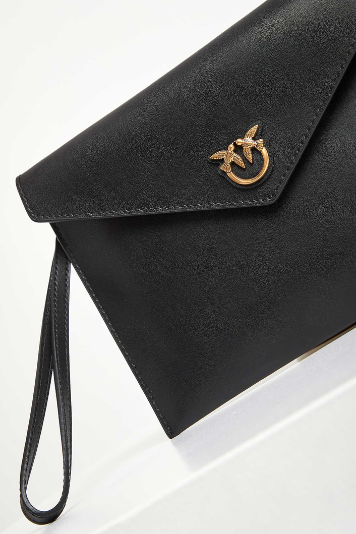 Torebka damska Flat Purse PINKO Czarny 100191/A0F1/Z99Q Sklep Velpa.pl