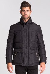 Czarna pikowana kurtka Versace Collection